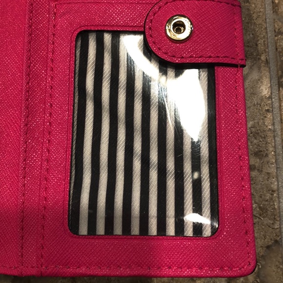 Kate Spade Pink Wallet Button Closure - Picture 6 of 6